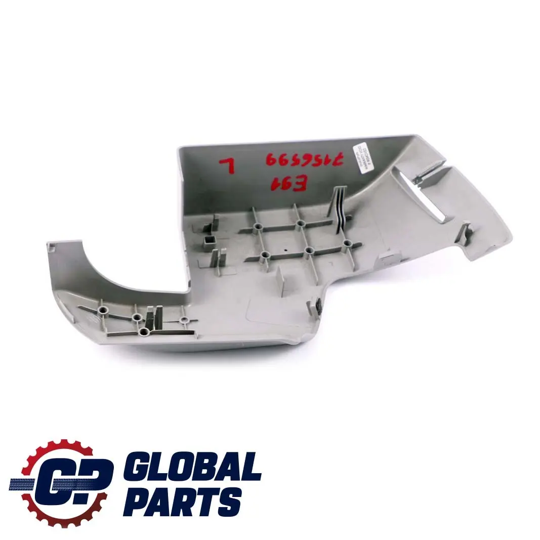 BMW 3 Series E91 E91N LCI Covering Left N/S Rear Seat Belt Trim Grey - SKU 7156599 - Part number 7068911