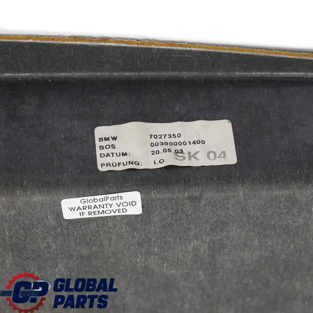 BMW 7 Reihe E65 Heckscheibe Elektrisch Sonnenschutzrollo Basaltgrau Grau - SKU 7157074 - Teilenummer 7157074