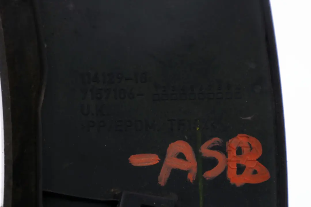 Right O/S Wheel Arch Trim Extension Flare Astro Black to Mini R56 R57 Rear with Part number 7157106 Mini R56 R57 Rear Right O/S Wheel Arch Trim Extension Flare Astro Black - SKU 7157106-ASB - Part number 7157106