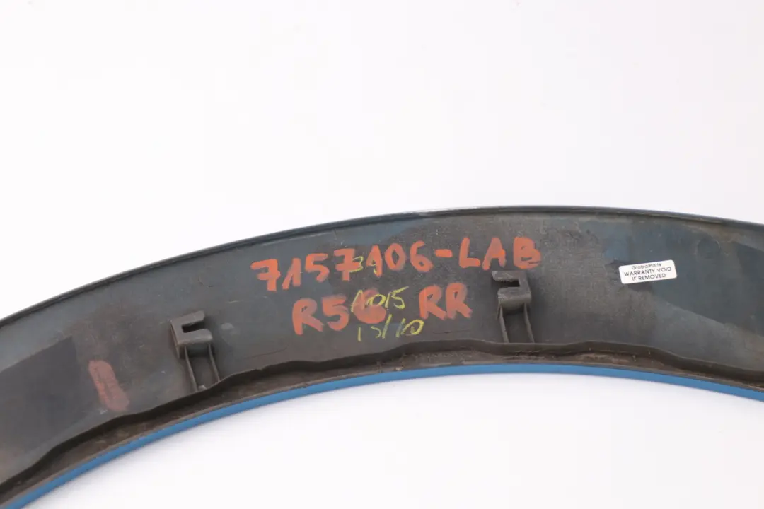 Mini R56 R57 R58 Verbreiterung Seitenwand Hinten Rechts Laser Blue - SKU 7157106-LAB - Teilenummer 7157106