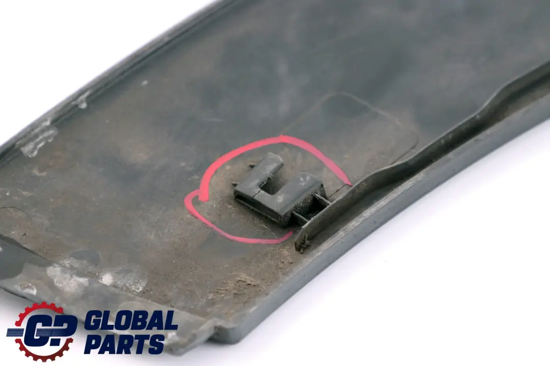 Right O/S Wheel Arch Trim Extension Flare Midnight Black to Mini R56 R57 Rear with Part number 7157106 Mini R56 R57 Rear Right O/S Wheel Arch Trim Extension Flare Midnight Black - SKU 7157106-MNB - Part number 7157106