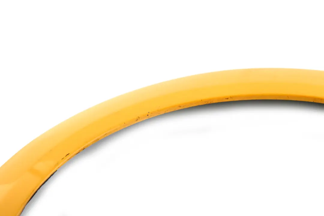 Right O/S Wheel Arch Trim Extension Flare Mellow Yellow to Mini R56 R57 Rear with Part number 7157106 Mini R56 R57 Rear Right O/S Wheel Arch Trim Extension Flare Mellow Yellow - SKU 7157106-MY - Part number 7157106