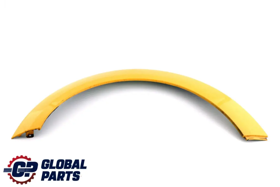 Right O/S Wheel Arch Trim Extension Flare Mellow Yellow to Mini R56 R57 Rear with Part number 7157106 Mini R56 R57 Rear Right O/S Wheel Arch Trim Extension Flare Mellow Yellow - SKU 7157106-MY - Part number 7157106