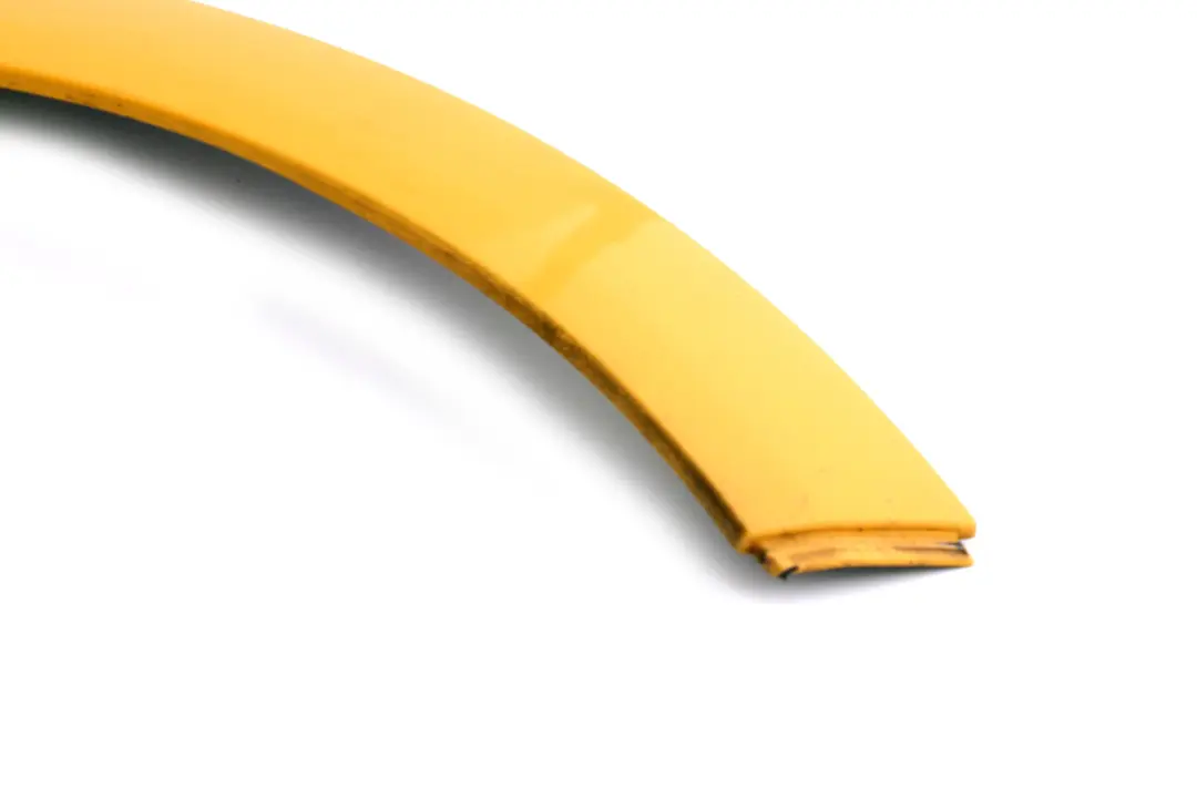 Right O/S Wheel Arch Trim Extension Flare Mellow Yellow to Mini R56 R57 Rear with Part number 7157106 Mini R56 R57 Rear Right O/S Wheel Arch Trim Extension Flare Mellow Yellow - SKU 7157106-MY - Part number 7157106