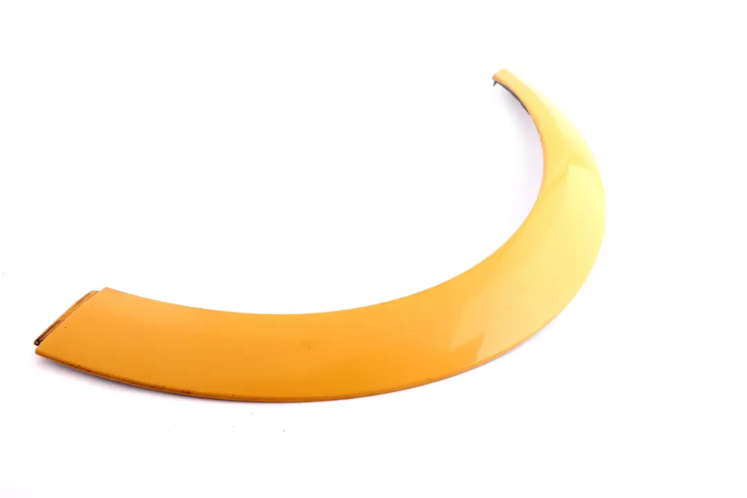 Right O/S Wheel Arch Trim Extension Flare Mellow Yellow to Mini R56 R57 Rear with Part number 7157106 Mini R56 R57 Rear Right O/S Wheel Arch Trim Extension Flare Mellow Yellow - SKU 7157106-MY - Part number 7157106