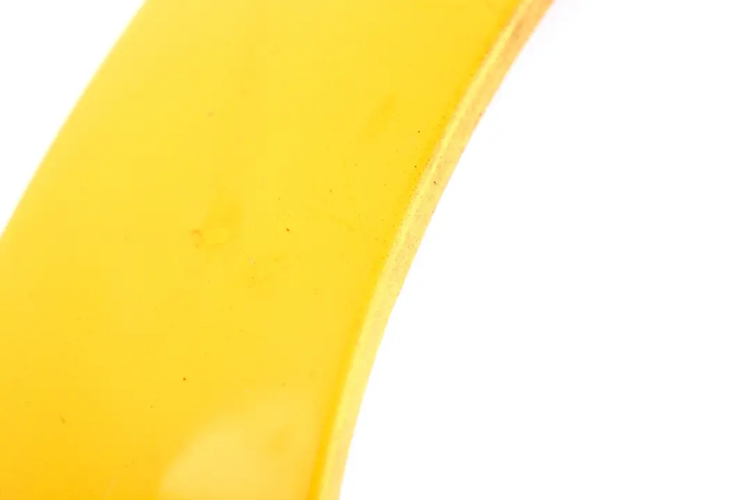 Right O/S Wheel Arch Trim Extension Flare Mellow Yellow to Mini R56 R57 Rear with Part number 7157106 Mini R56 R57 Rear Right O/S Wheel Arch Trim Extension Flare Mellow Yellow - SKU 7157106-MY - Part number 7157106