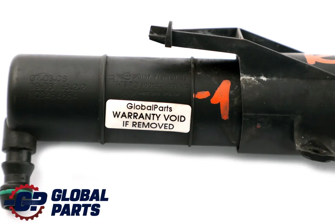 Right Headlight Washer Jet Nozzle to Mini One Cooper R56 R55 R57 LCi with Part number 7157120 Mini One Cooper R56 R55 R57 LCi Right Headlight Washer Jet Nozzle - SKU 7157120-1 - Part number 7157120