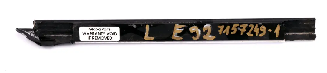 BMW E92 E93 Burlete Exterior Trasero Izquierdo Cromado - SKU 7157249-1 - Número de pieza 7157249