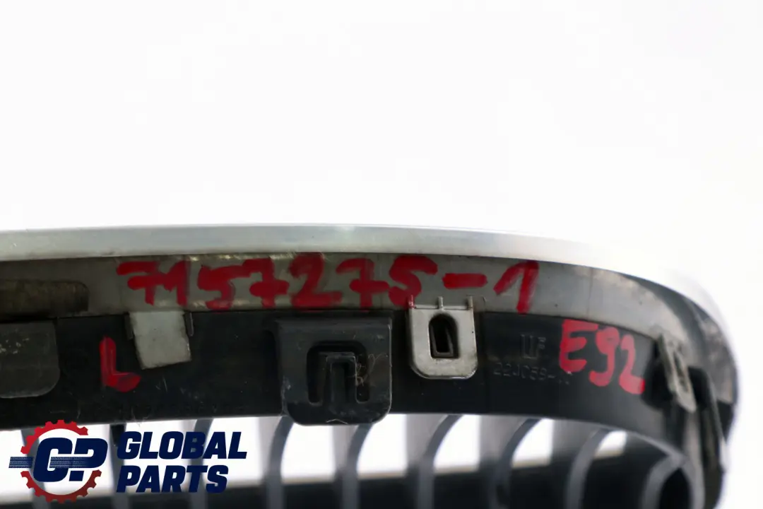 BMW 3 er E92 E93 Ziergitter Chromrahmen Links 5113 - SKU 7157275-1 - Teilenummer 7157275