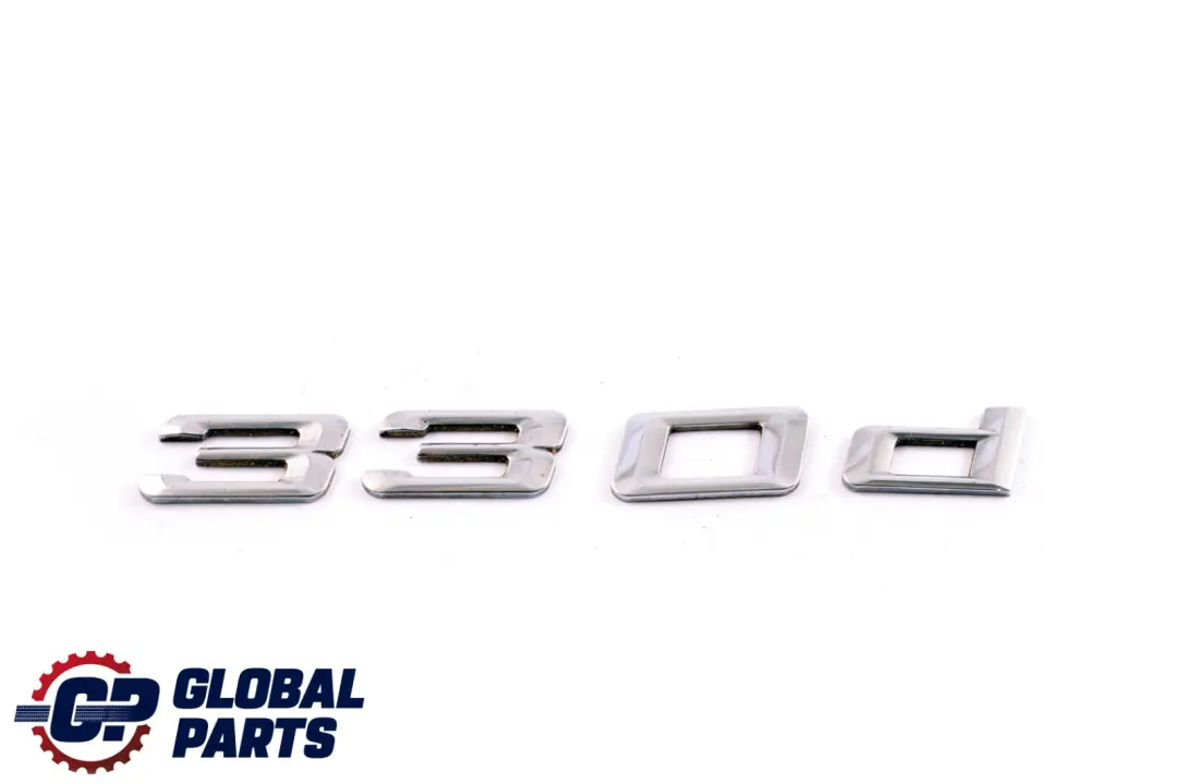 Boot Trunk Lid Adhered Lettering Emblem Logo to BMW 3 Series E90 330d Rear with Part number 7157559 BMW 3 Series E90 330d Rear Boot Trunk Lid Adhered Lettering Emblem Logo - SKU 7157559 - Part number 7157559