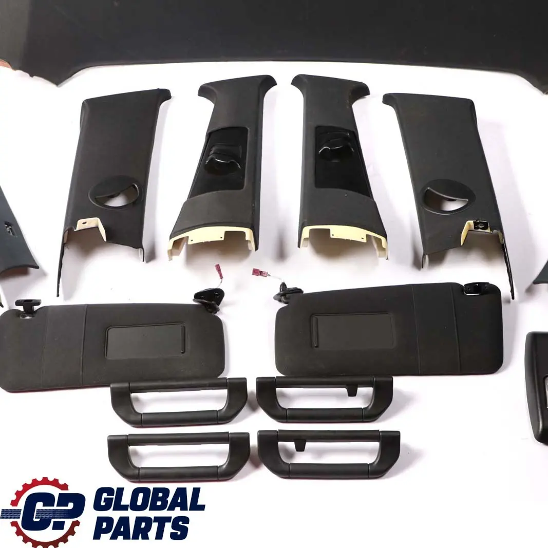 BMW X5 E53 M Sport Headlining Roof Lining Black + Pillars Cover Trims Handles UK - SKU 7157680 - Part number 7157680