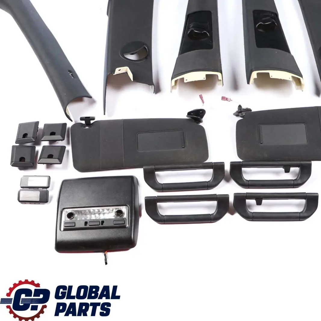 BMW X5 E53 M Sport Headlining Roof Lining Black + Pillars Cover Trims Handles UK - SKU 7157680 - Part number 7157680