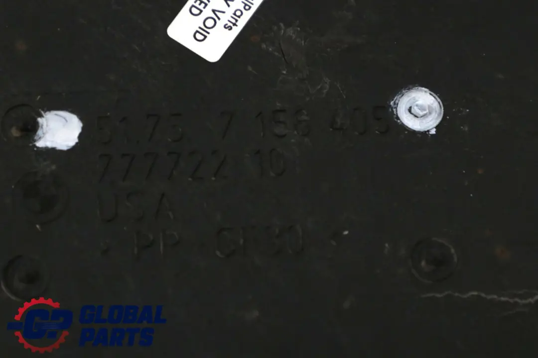 Debajo Carrocería Cubierta Depósito Combustible Izquierda para BMW X5 E70 X6 E71 con número de pieza 7158405 BMW X5 E70 X6 E71 Debajo Carrocería Cubierta Depósito Combustible Izquierda - SKU 7158405 - Número de pieza 7158405
