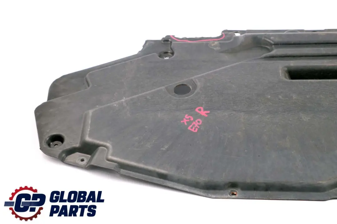 Under Body Floor Fuel Tank Cover Right O/S to BMW X5 X6 Series E70 E71 with Part number 7158406 BMW X5 X6 Series E70 E71 Under Body Floor Fuel Tank Cover Right O/S - SKU 7158406 - Part number 7158406