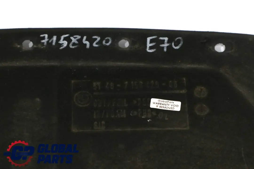 BMW X5 X6 E70 E71 Insonorisation Rabat 5148 - SKU 7158420 - Numéro de pièce 7158420