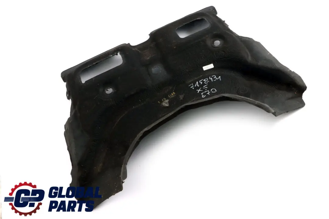 BMW X5 X6 er E70 E71 Schallisolierung Motorraum Mitte vorne - SKU 7158431 - Teilenummer 7158431