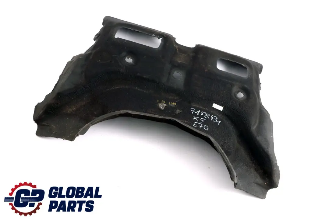 BMW X5 X6 er E70 E71 Schallisolierung Motorraum Mitte vorne - SKU 7158431 - Teilenummer 7158431