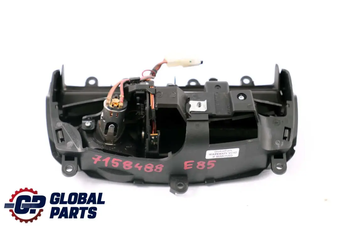 BMW Z4 E85 Front Center Console Ashtray Module Carrier Black 7045876 - SKU 7158488 - Part number 7158488