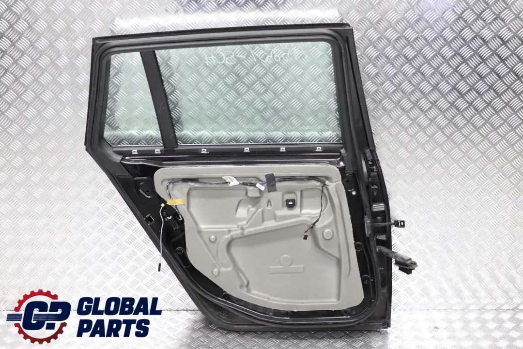 Door Rear Left N/S Schwarz 2 Black - 668 to BMW 5 Series E61 Touring with Part number 7158501 BMW 5 Series E61 Touring Door Rear Left N/S Schwarz 2 Black - 668 - SKU 7158501-SCH - Part number 7158501