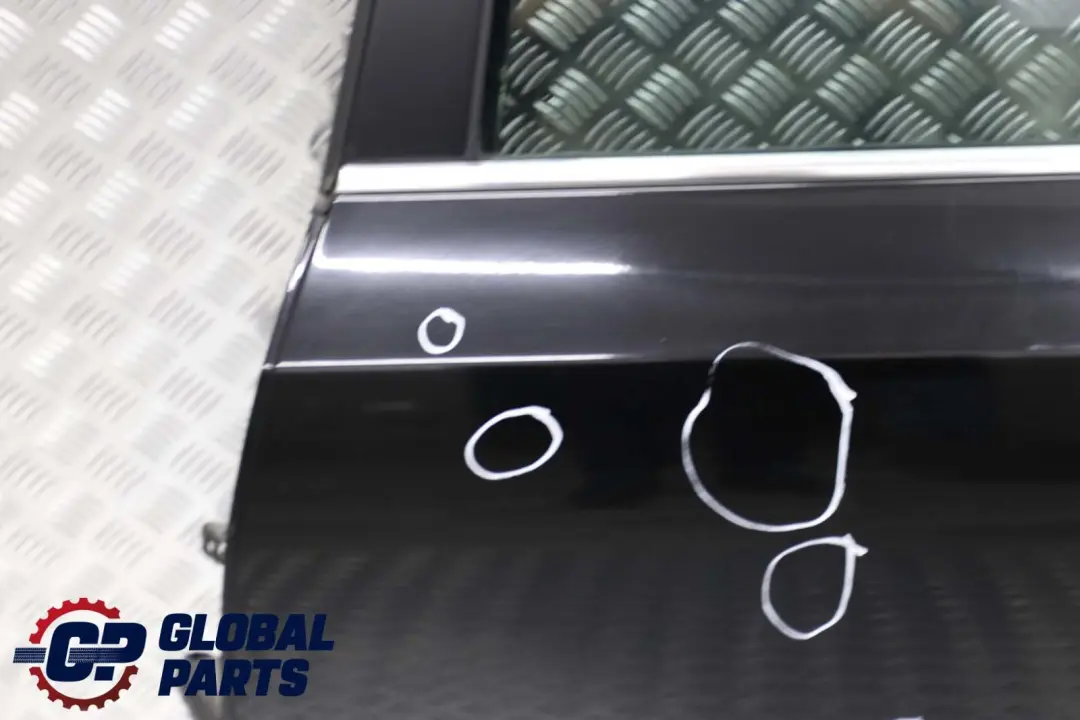 Door Rear Left N/S Schwarz 2 Black - 668 to BMW 5 Series E61 Touring with Part number 7158501 BMW 5 Series E61 Touring Door Rear Left N/S Schwarz 2 Black - 668 - SKU 7158501-SCH - Part number 7158501