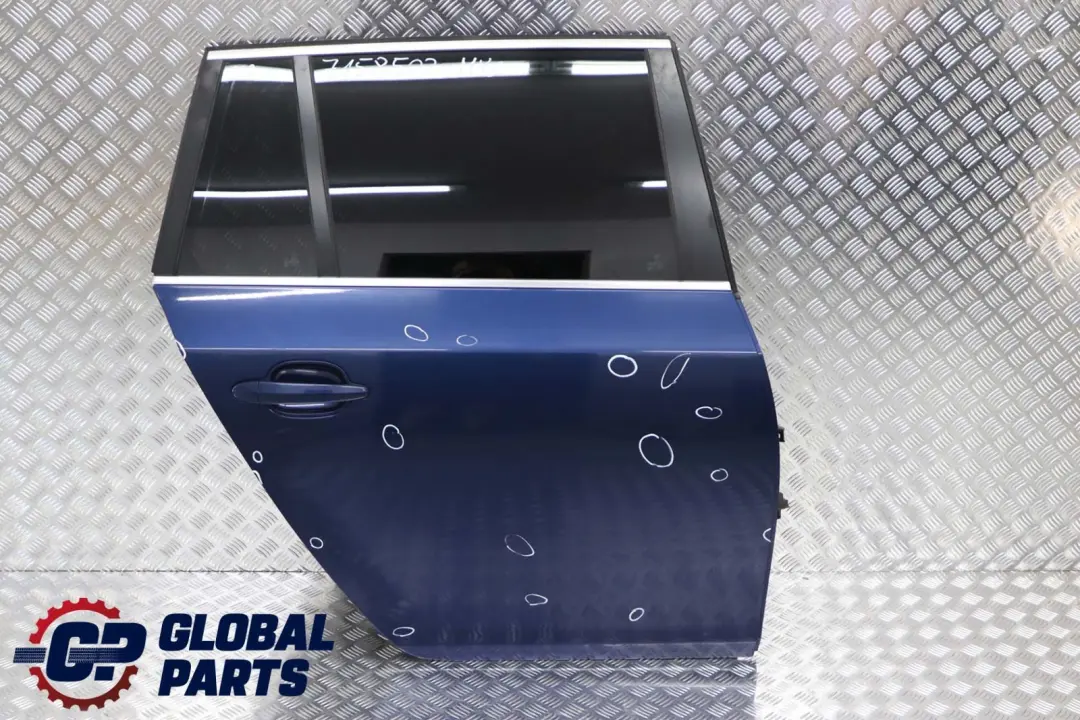 BMW 5 Series E61 Touring Door Rear Right O/S Mysticblau Mystic Blue Metallic - SKU 7158502-MYS - Part number 7158502