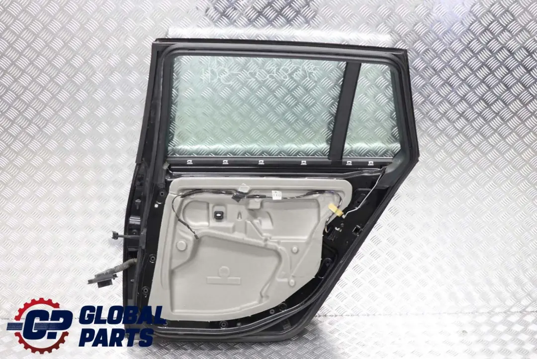 BMW 5 Series E61 Touring Door Rear Right O/S Schwarz 2 Black - 668 - SKU 7158502-SCH - Part number 7158502