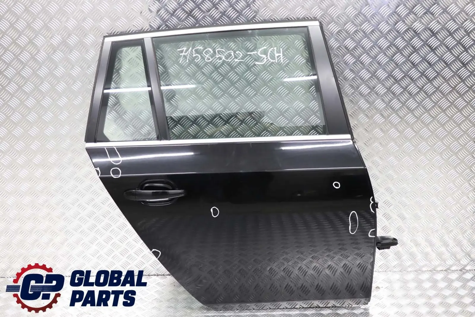 BMW 5 Series E61 Touring Door Rear Right O/S Schwarz 2 Black - 668