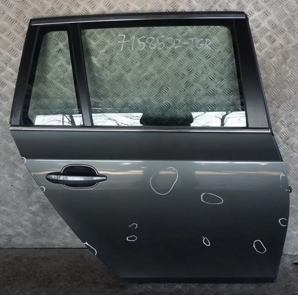 BMW 5 Series E61 Touring Door Rear Right O/S Titangrau Titan Grey II - A36