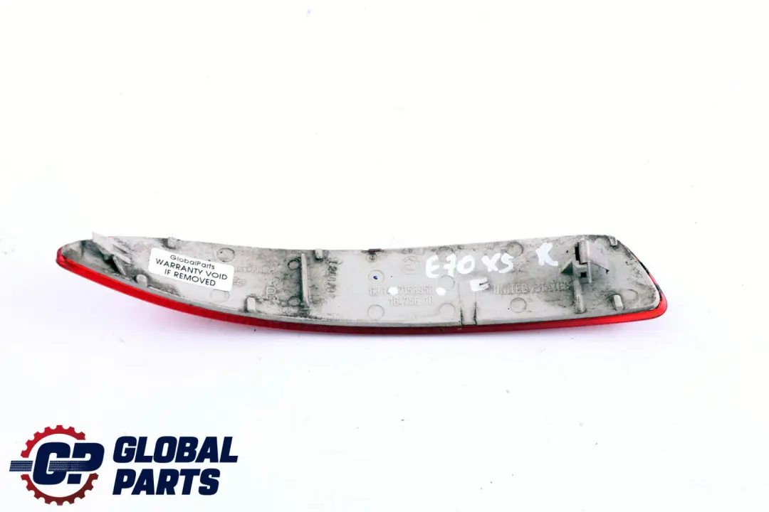 BMW X5 Series E70 Rear Bumper Reflector Right O/S - SKU 7158950 - Part number 7158950