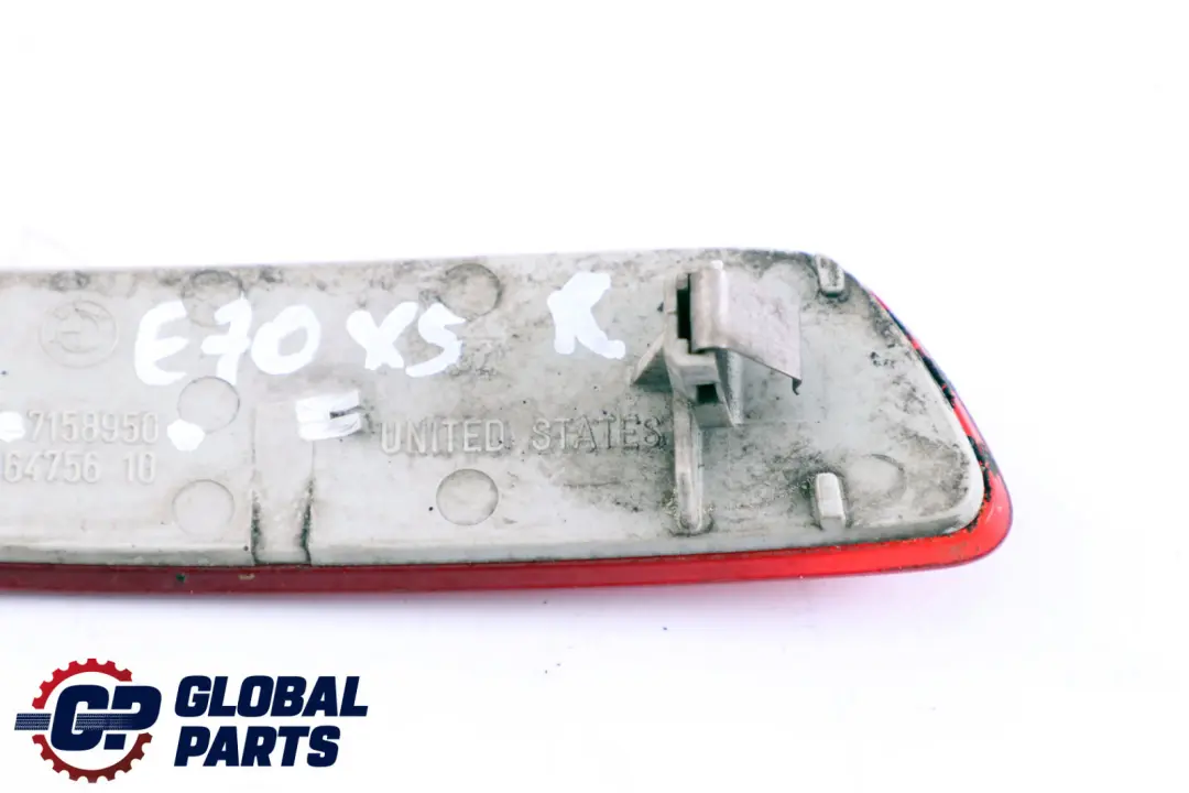 BMW X5 Series E70 Rear Bumper Reflector Right O/S - SKU 7158950 - Part number 7158950