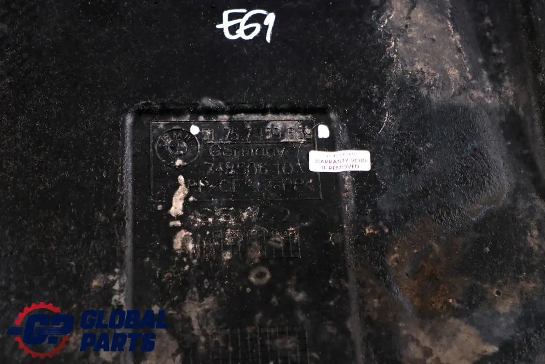 Compartment Shielding Cover Panel Undertray to BMW 5 E61 Touring Engine with Part number 7159659 BMW 5 E61 Touring Engine Compartment Shielding Cover Panel Undertray - SKU 7159659 - Part number 7159659