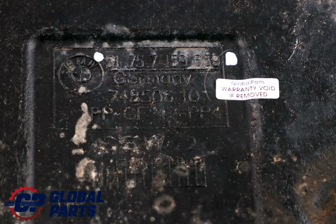 BMW 5 er E61 Touring Unterer Motorraumabschirmung Abdeckung - SKU 7159659 - Teilenummer 7159659