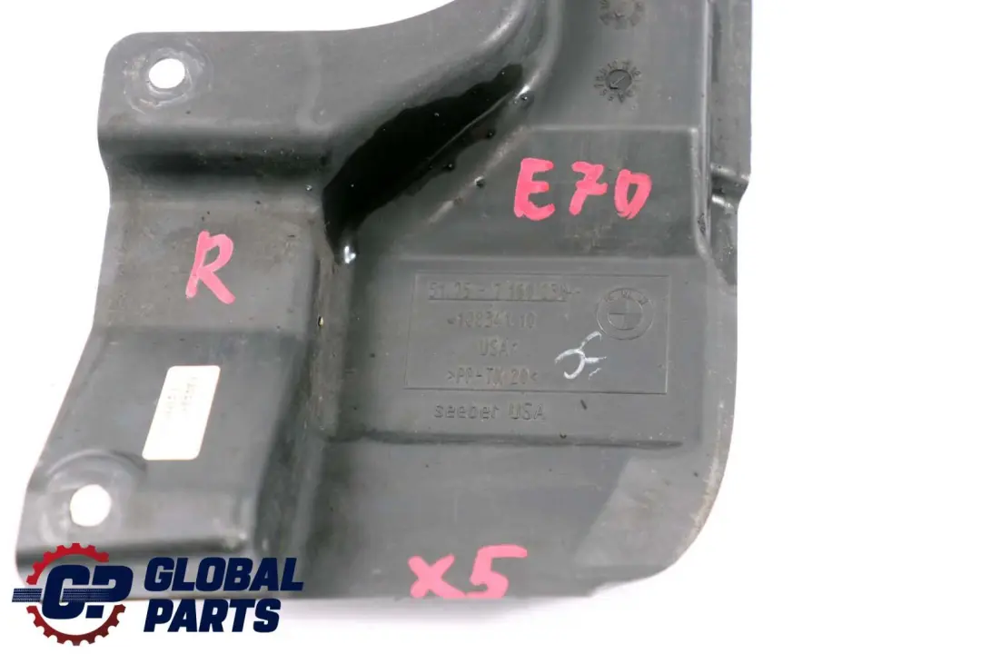 BMW X5 X6 er E70 E71 Abdeckung Verkleidung Blende Zahnstange Oben Rechts - SKU 7160238 - Teilenummer 7160238