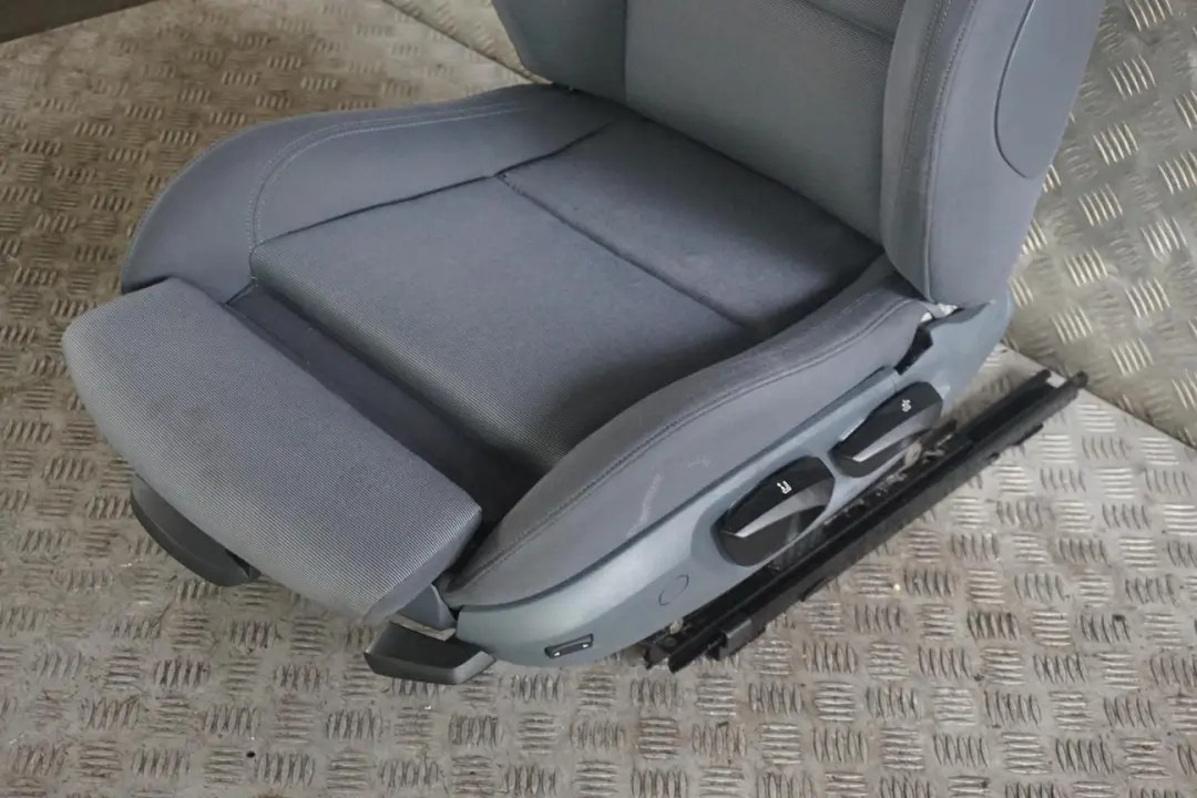 BMW E87 M Sport Cloth Fabric Front Left N/S Seat Moire / Alaska Grau Grey - SKU 7160311 - Part number 7160311