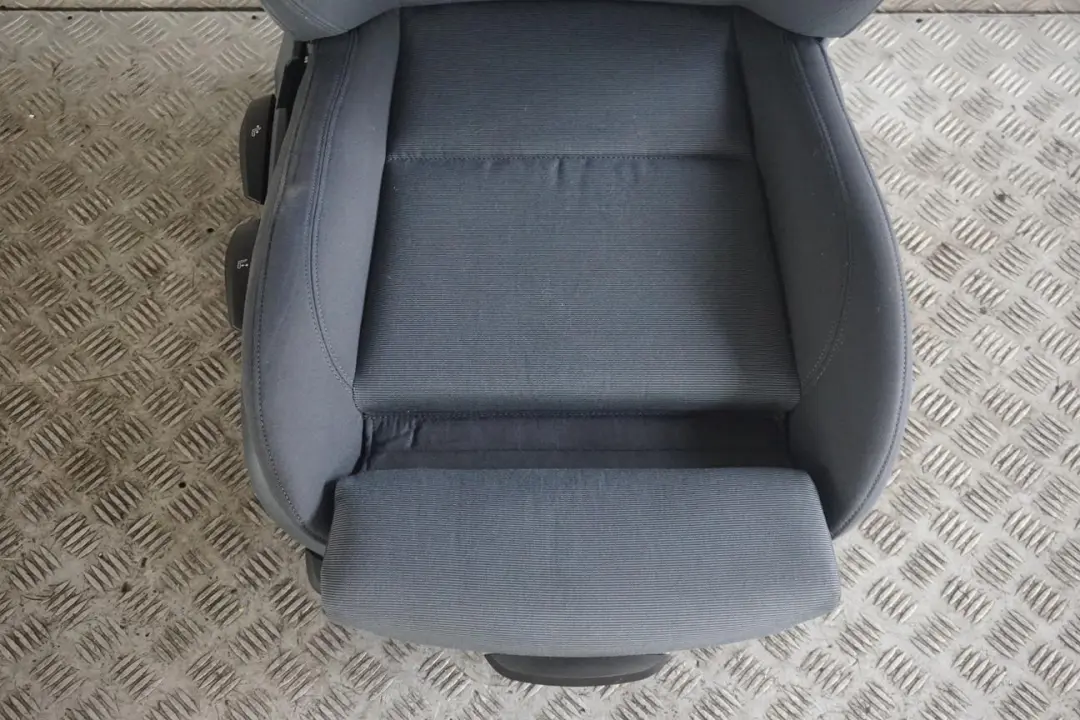 BMW E87 M Sport Cloth Fabric Front Right O/S Seat Moire / Alaska Grau Grey - SKU 7160312 - Part number 7160312