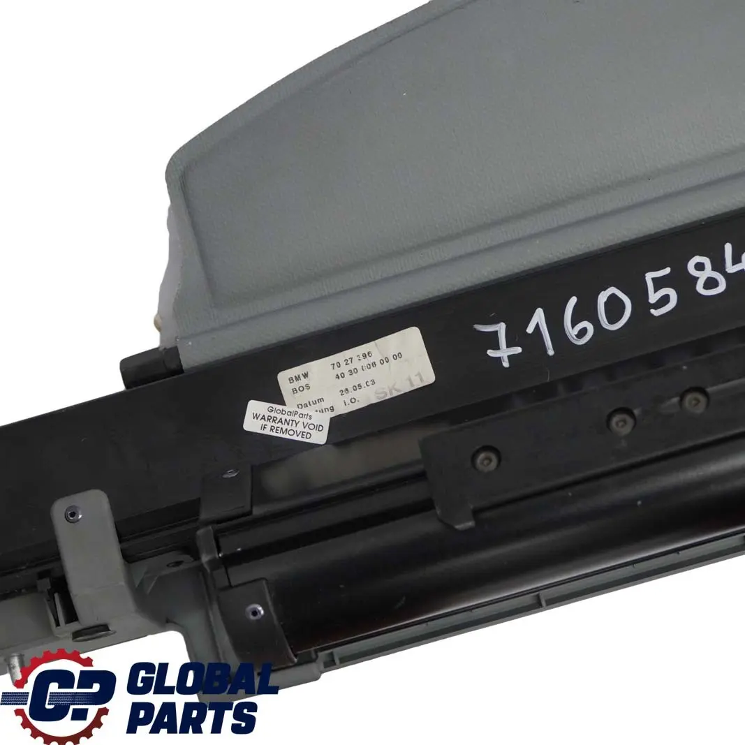 Combination Roller Blind Parcel Shelf Grey 7027396 to BMW 3 Series E46 Touring with Part number 7160584 BMW 3 Series E46 Touring Combination Roller Blind Parcel Shelf Grey 7027396 - SKU 7160584 - Part number 7160584