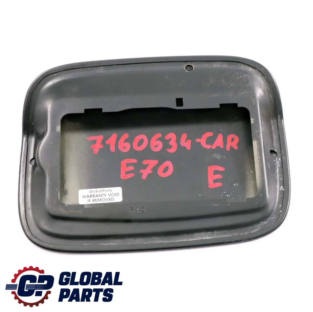 BMW X5 E70 Tappo di rifornimento carburante Carbonschwarz Metallic - 416 - SKU 7160634-CAR - Numero di parte 7160634