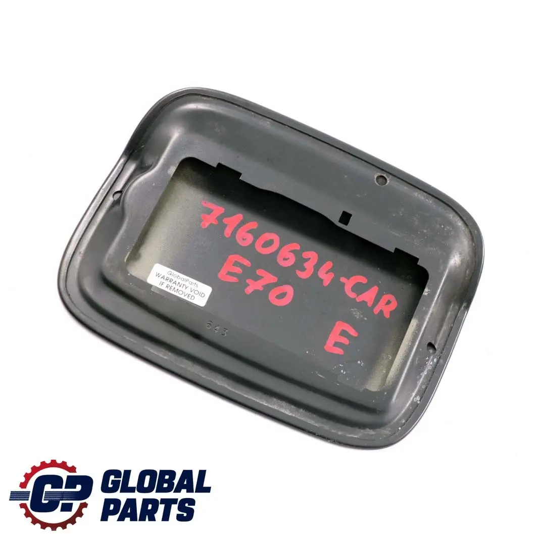 BMW X5 E70 Tappo di rifornimento carburante Carbonschwarz Metallic - 416 - SKU 7160634-CAR - Numero di parte 7160634