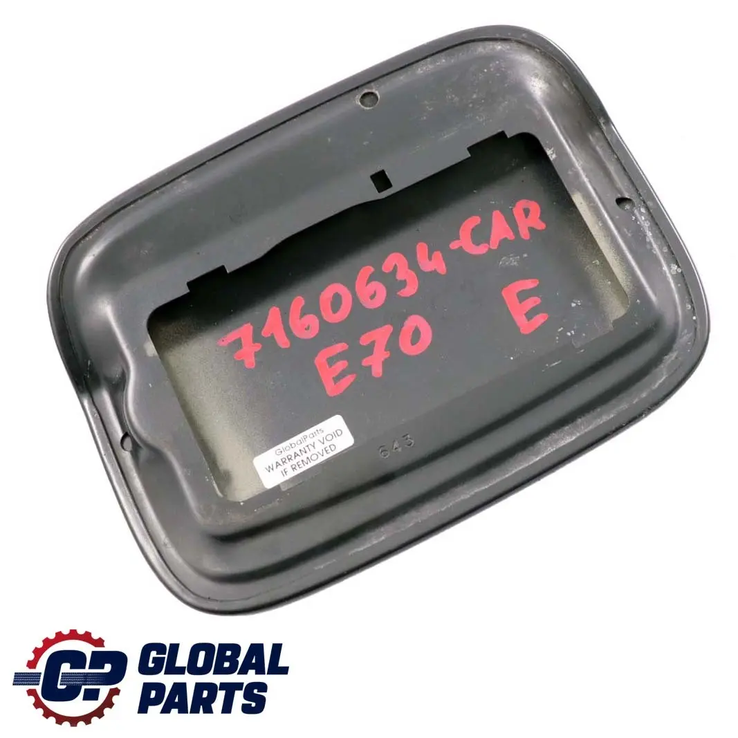 Tappo di rifornimento carburante Carbonschwarz Metallic - 416 per BMW X5 E70 con numero di parte 7160634 BMW X5 E70 Tappo di rifornimento carburante Carbonschwarz Metallic - 416 - SKU 7160634-CAR - Numero di parte 7160634