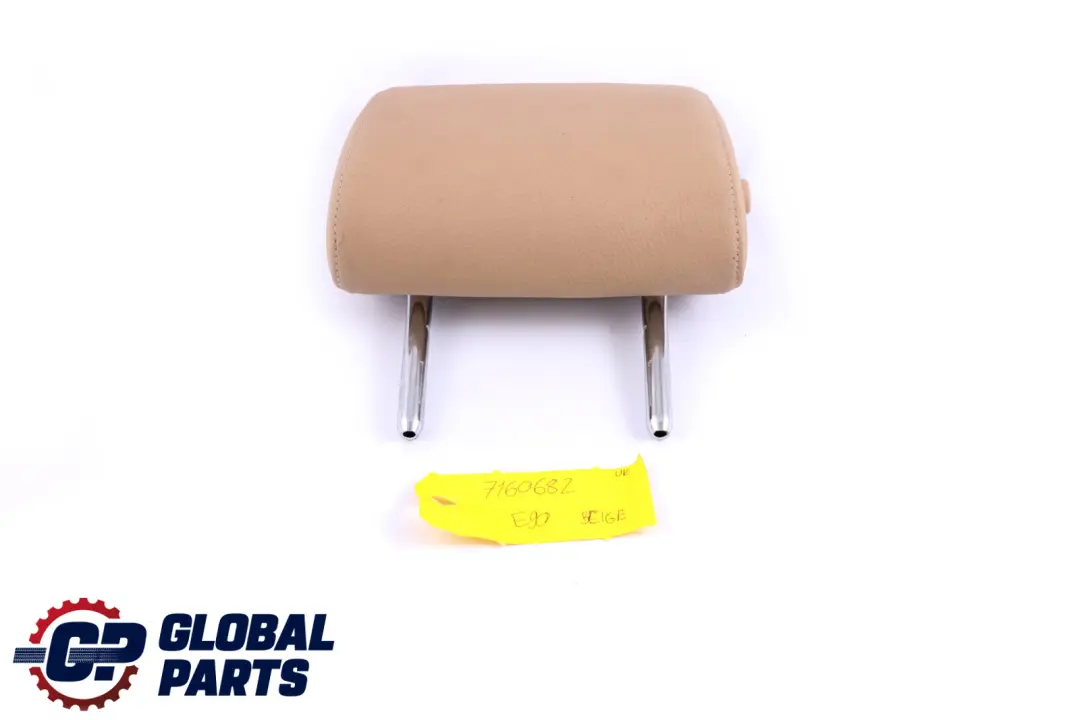 Rücksitz Mittlere Kopfstütze Leder Beige für BMW 1 3 er E87 LCI E90 E91 mit Teilenummer 7160682 BMW 1 3 er E87 LCI E90 E91 Rücksitz Mittlere Kopfstütze Leder Beige - SKU 7160682 - Teilenummer 7160682