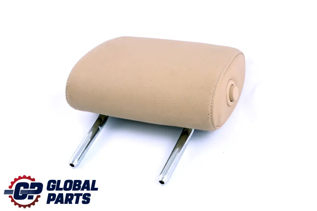 BMW E87 LCI E90 E91 Sedile Posteriore Poggiatesta Centrale In Pelle Beige - SKU 7160682 - Numero di parte 7160682
