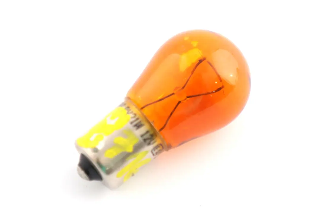 Yellow Bulb PY21W 12V 21W to BMW 1 3 5 Series E60 E61 F20 F21 F30 F31 with Part number 7160791 BMW 1 3 5 Series E60 E61 F20 F21 F30 F31 Yellow Bulb PY21W 12V 21W - SKU 7160791 - Part number 7160791