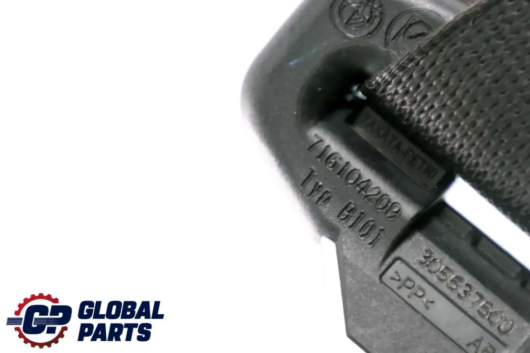 Asiento Delantero Derecho Cinturón Superior Negro para BMW E70 E71 con número de pieza 7161042 BMW E70 E71 Asiento Delantero Derecho Cinturón Superior Negro - SKU 7161042 - Número de pieza 7161042