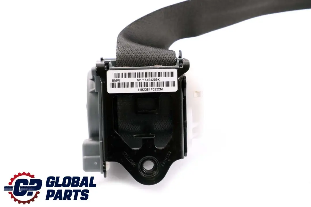 BMW X5 X6 Series E70 E71 Front Right O/S Seat Upper Belt Black - SKU 7161042 - Part number 7161042