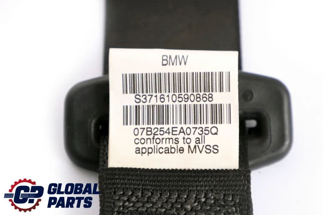 BMW X5 er E70 Obergurt Sicherheitsgurt Hinten Links N/S Schwarz - SKU 7161059 - Teilenummer 7161059