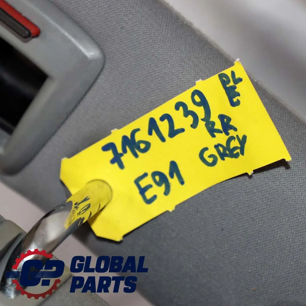 Asiento Trasero Respaldo Derecho Tela Fluida Linea Gris para BMW E91 Touring con número de pieza 7161239 BMW E91 Touring Asiento Trasero Respaldo Derecho Tela Fluida Linea Gris - SKU 7161239 - Número de pieza 7161239