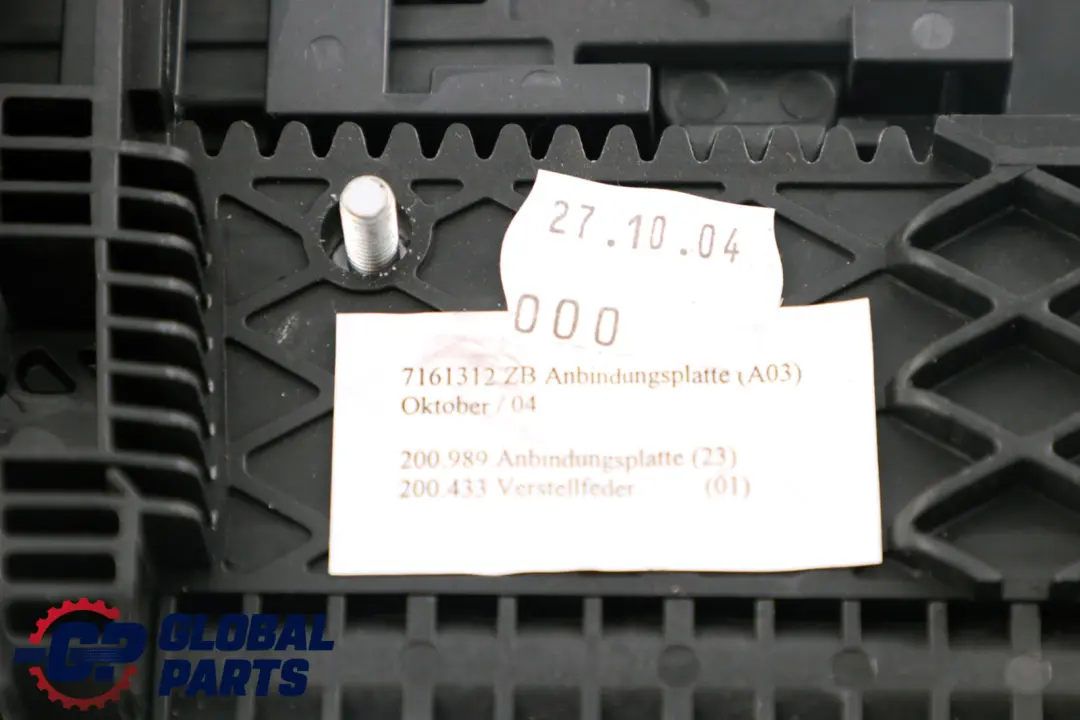 Front Seat Thigh Support Carrier BMW 1 3 Series E81 E87 E90 LCI Sports - SKU 7161311 - Part number 52107161311