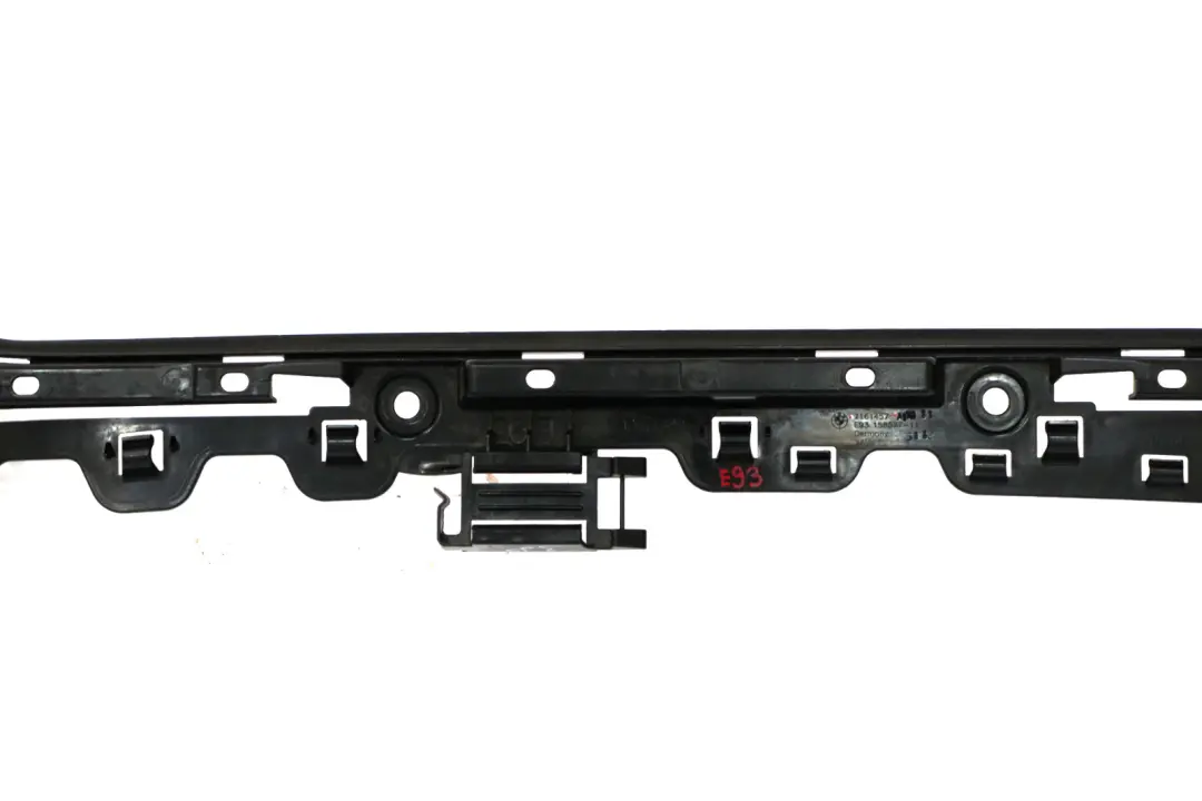 BMW E93 LCI Cabrio Staffa Guida Paraurti Posteriore Centrale - SKU 7161457 - Numero di parte 7161457