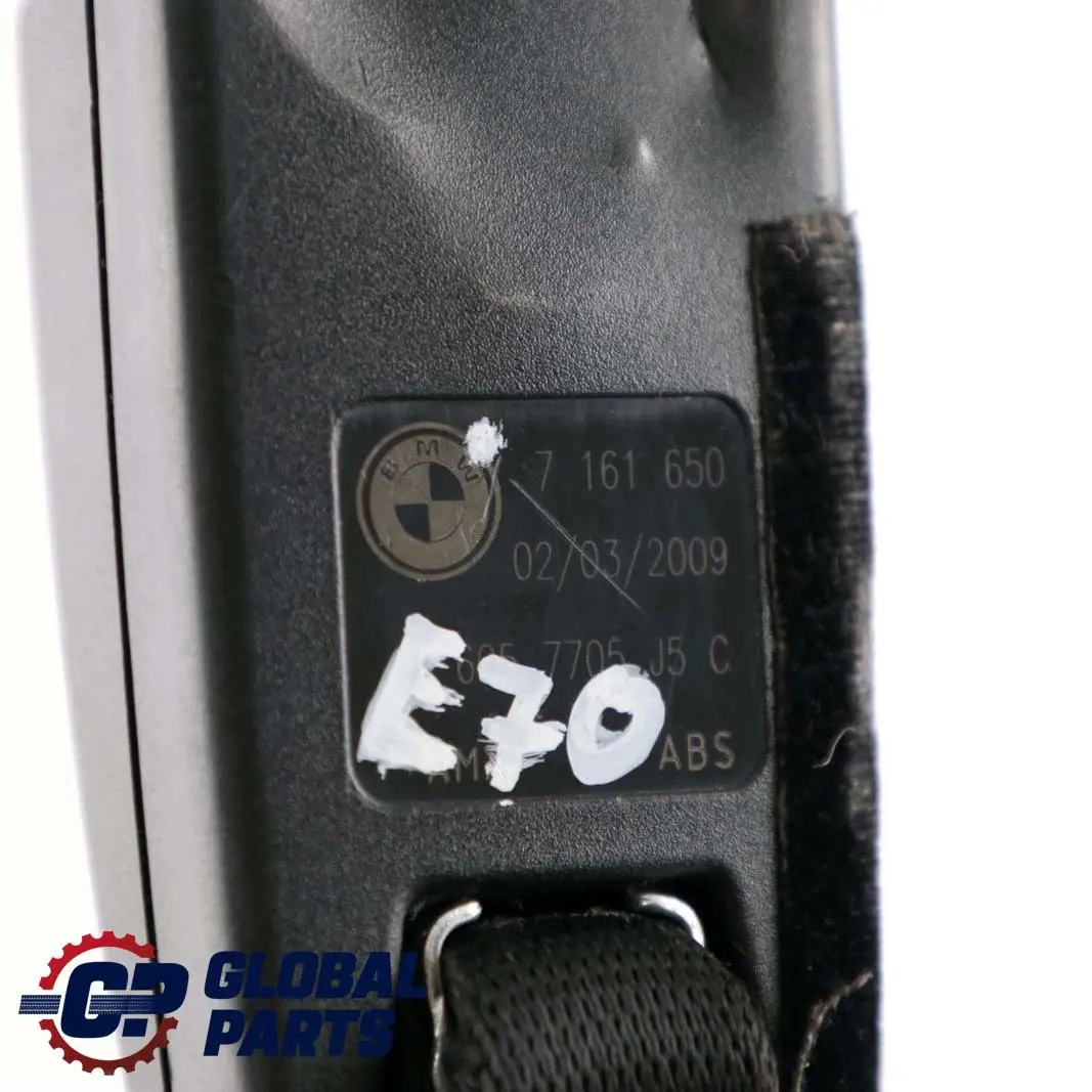 BMW X5 seria E70 Zatrzask Klamry Pasa Tył Środek - SKU 7161650 - Numer Części 7161650