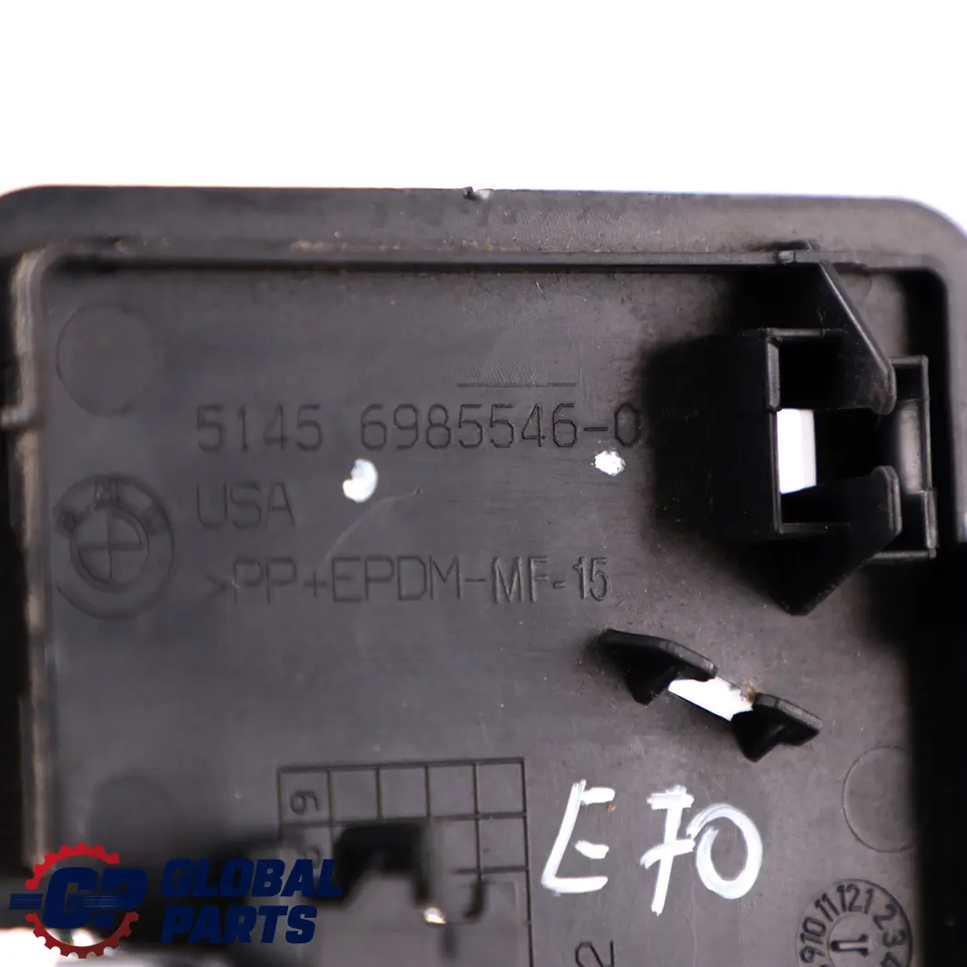 BMW X5 Serie E70 Pannello Trim Porta Ingresso Coperchio Sinistro Nero 6985546 - SKU 7161793 - Numero di parte 7161793
